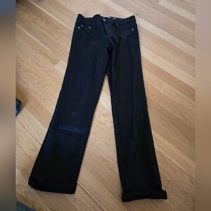 Tractr Women's Black Straight-Leg Jeans Sz 6/28